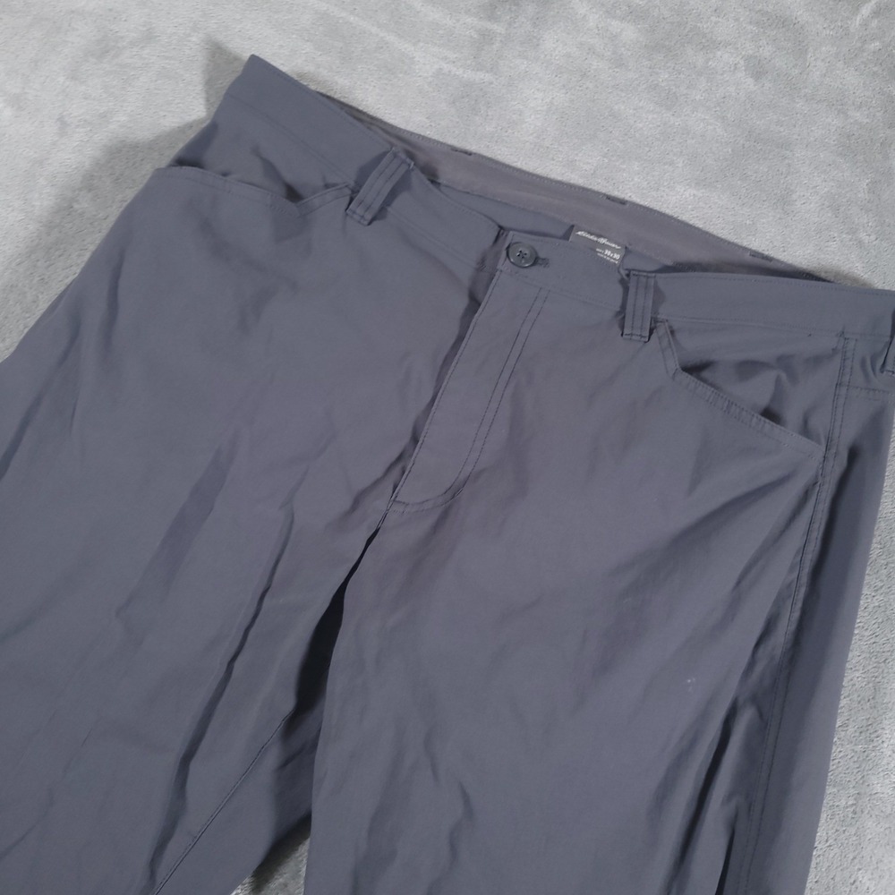 Eddie Bauer Pants Mens 38x30 Gray Guide Hiking Outdoor Technical Pockets